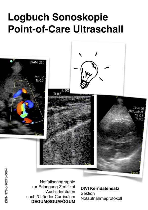 Logbuch "Sonoskopie - Point-of-Care Ultraschall - Notfallsonographie", ca. 290 Seiten