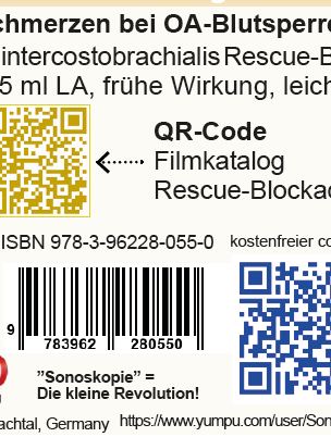 Neu!! "AxPlex & Rescue Blockaden", Pocket Card, 8-seitig, 1. Aufl. (2022)